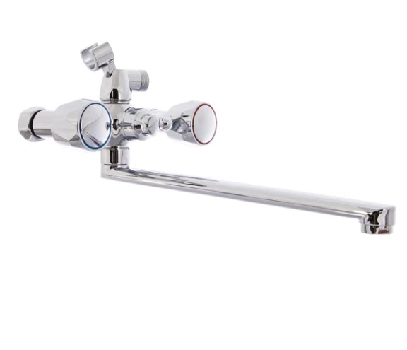 Смеситель для ванны 1/2 м/к, плоский излив ROEGEN (RR120B)