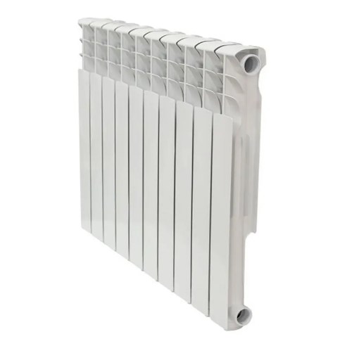 Радиатор алюм. АКВАПРОМ AL 500/100 A11 (белый прямоугольник) 10 секций (А11)