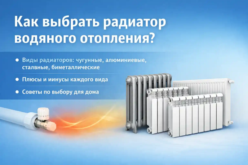 Как выбрать радиатор водяного отопления?
