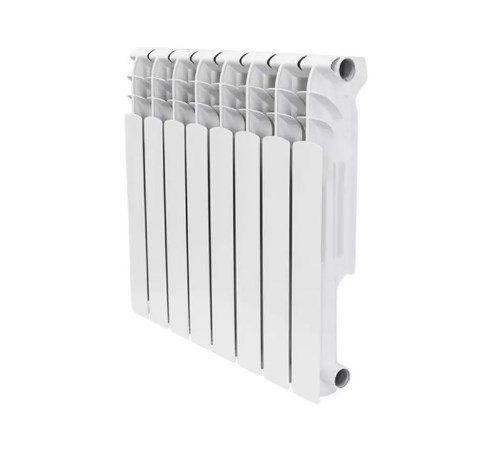 Радиатор алюм. АКВАПРОМ AL 500/100 A11 (белый прямоугольник) 8 секций (А11)