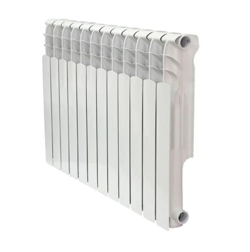 Радиатор алюм. АКВАПРОМ AL 500/100 A11 (белый прямоугольник) 12 секций (А11)