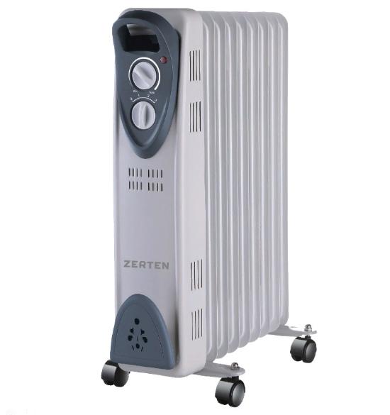 Радиатор масляный Zerten MRT-20, 9 секций, 2,0 кВ