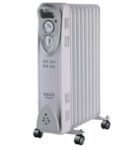 Радиатор масляный Оазис US-25, 11 секций, 2,5 кВт