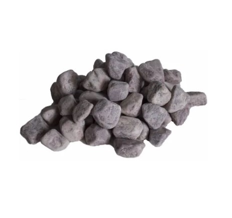 Камень для бани Кварцит Сердце Карелии малиновый обвалованный 20 кг (УПП00011918)