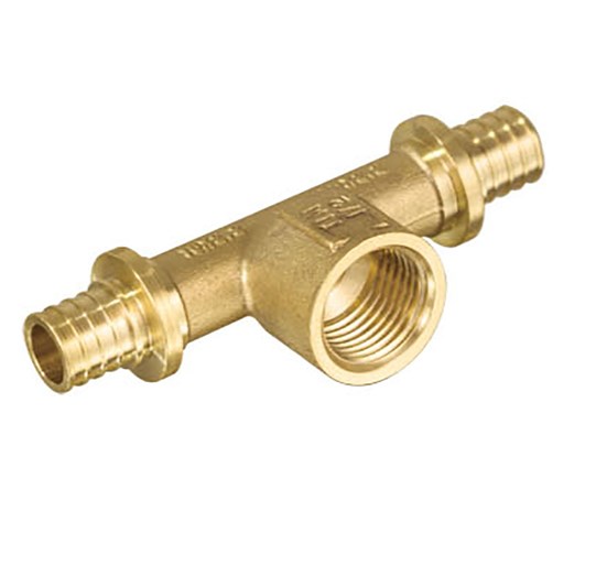 Тройник аксиальный установочный с внутр. резбой 16(2,2)*1/2г*16(2,2) (TIM) (H-ZT1602F)