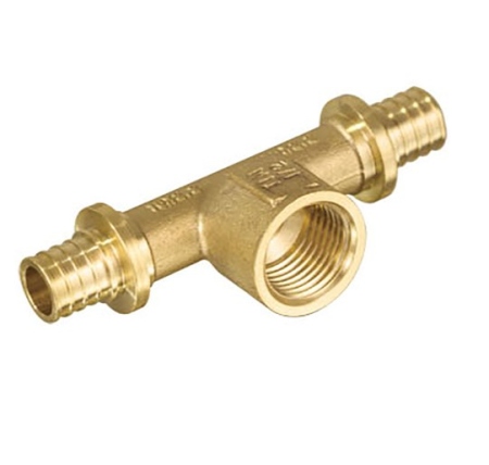 Тройник аксиальный установочный с внутр. резбой 16(2,2)*1/2г*16(2,2) (TIM) (H-ZT1602F)