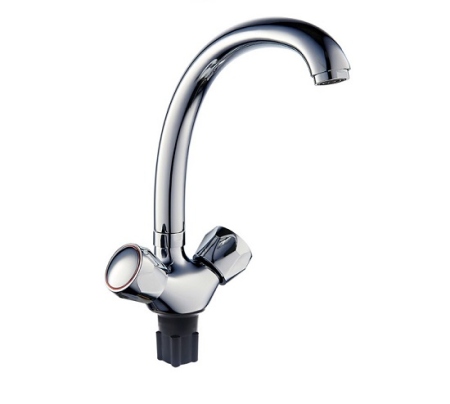 Смеситель для кухни 1/2 м/к, на гайке, усиленный ROEGEN (RR024B)