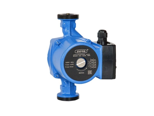 Насос циркуляционный Zota RING 25/60 S 180 с гайками