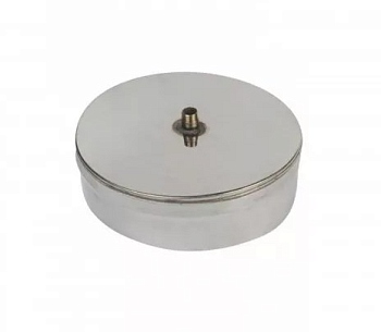 УМК Заглушка с к/от, ф 120, AISI 439/0,5мм, В, штуцер 3/4