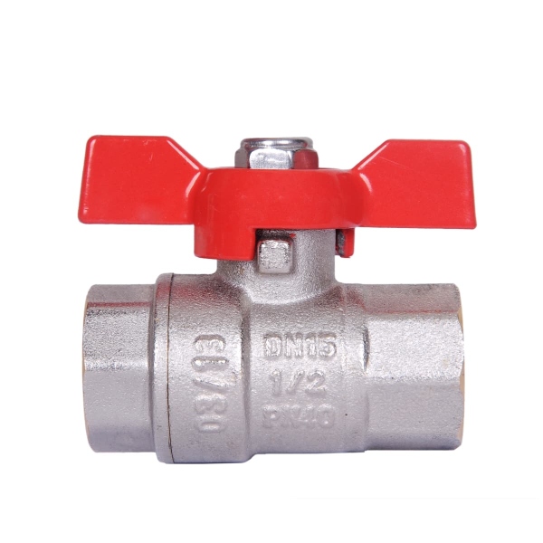Кран шаровый ВН/ВН 1/2 г/г (бабочка) (ОПТИМА)