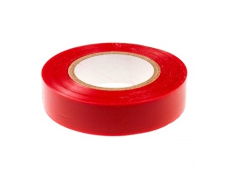 Изолента ПВХ в/с красная ON 15мм*7,5м