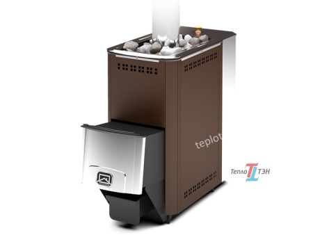 Печь банная ТеплоДар ТАМАНЬ-10 ТБ,  4-10 м3, 702*331*817, d 115 мм, масса камней 30 кг