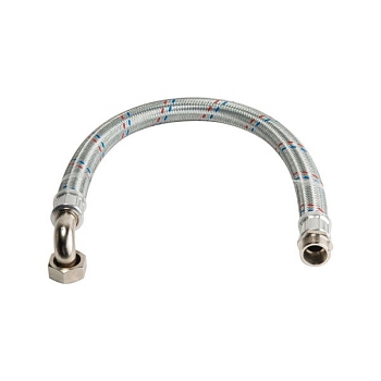 Подводка гибкая с углом F*M 600мм