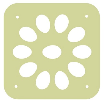 Решетка перепелиная на 11 яиц (ОВ-6 пластик больш)