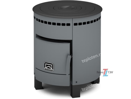 Печь ТеплоДар отопительно-варочная ПЕЧУРКА плюс (без казана), до 50 м3, 115 мм