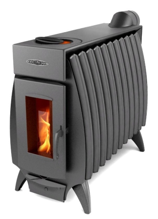 Печь отопительно-варочная ОГОНЬ-БАТАРЕЯ 11 антрацит (12701)