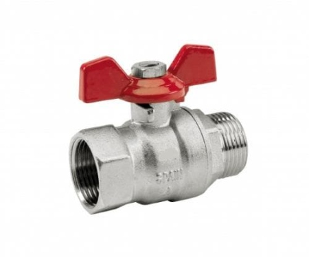 Кран шаровый ВН/НР 3/4 (бабочка) (AR)SENA