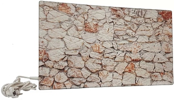 Кварцевый обогреватель Монолит МКТЭО Бытовой (с вилкой) № 8 Каменная кладка (0,43/220) 3 кронштейна в комплекте настенных (в коробке по 2шт)