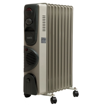 Радиатор масляный Оазис ВВ-20Т, 9 секций, 2,0 кВт