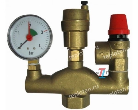 Группа безопасности котла 3 бар 1-1/2 UNIPUMP