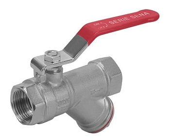 Кран шаровый с фильтром ВР (рычаг) 3/4(AR)(SENA)