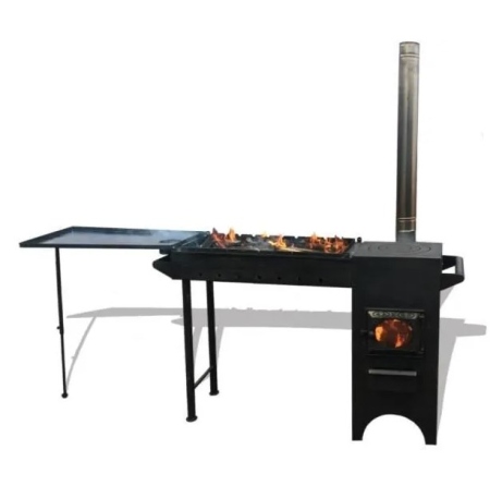 Мангал - казан Березка со столом (УП-00017045)