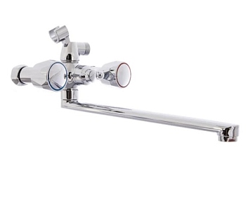 Смеситель для ванны 1/2 м/к, плоский излив ROEGEN (RR120B)