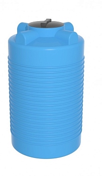 Емкость ЭВЛ 500 литров с отводами крышка 450 мм (цвет голубой)