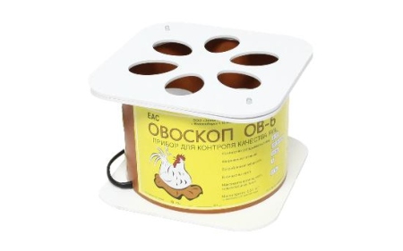 Овоскоп ОВ-6 на 6 кур яиц (от 4-11)