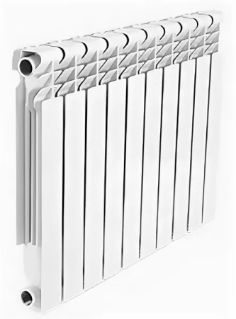 Радиатор алюм. FIRENZE AL 500/80 А21 (синий квадрат) 10 секций (А21)