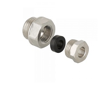 Переходник для греющего кабеля (никелированный) 1/2 (TIM) (SHC022N)