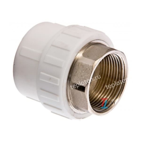 ППР Муфта комбиниров. (ВН.резьба) 63мм -2 под ключ