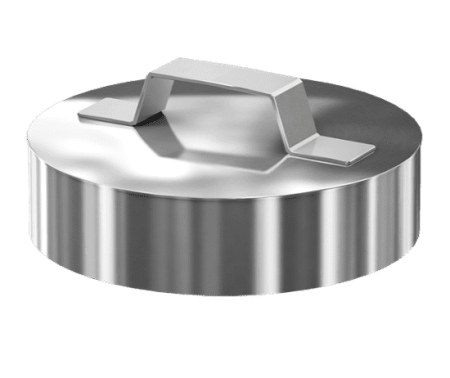 Заглушка для прочистки на Тройник-сэндвич d200