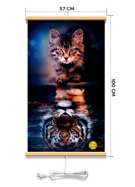 Обогреватель  настенный гибкий (Котик) 400Вт (К) (4627132100420)