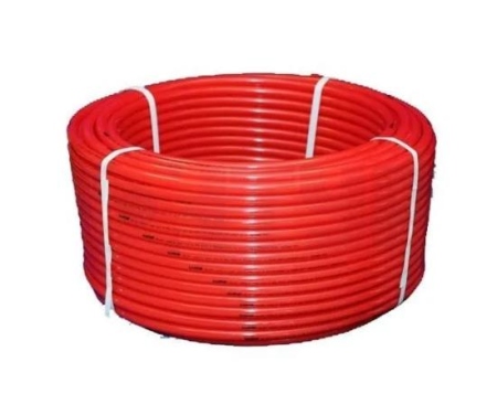 Труба из сш п/этилен PERT d20*2.0 Jakko, бухта200м RED красная