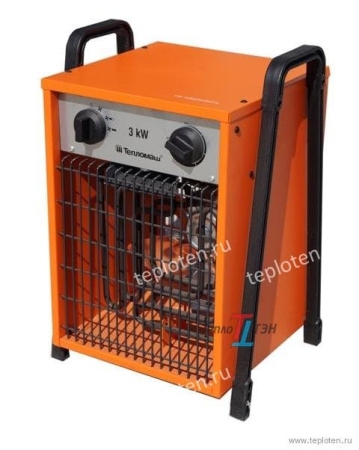 Тепловентилятор  КЭВ- 3С41Е (3 кВт/220 В,470м3) 360*260*270