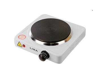 Плитка электрическая LIRA LR 1201B (чугунный нагр. эл. мощ. 1000 Вт) (LR 1201B)