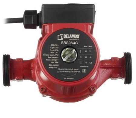 Насос циркуляционный BELAMOS BRS25/4G (180 мм)