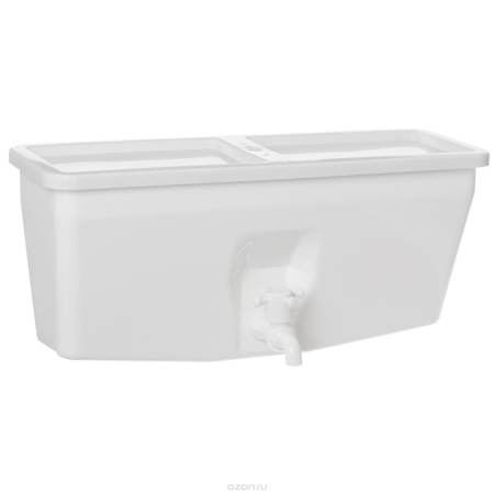 Умывальник (бачок) пластиковый белый 15л