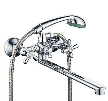 Смеситель для ванны 1/2 м/к, плосксий излив ROEGEN (RP120B)