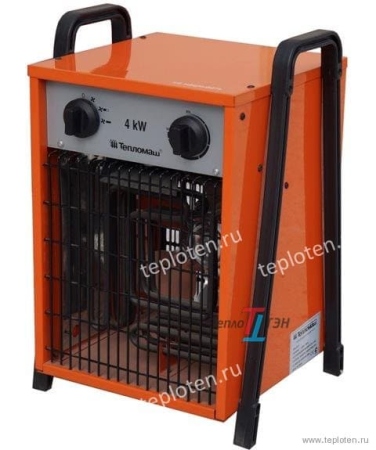 Тепловентилятор  КЭВ- 4С40Е (4 кВт/380 В, 470м3) 300*295*425