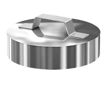 Заглушка для прочистки на Тройник-сэндвич d200