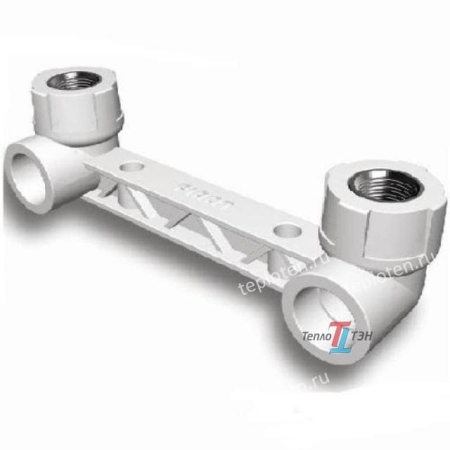 ППР Водорозетка двойная (комплект настенный для смесителя) ВР 20-1/2