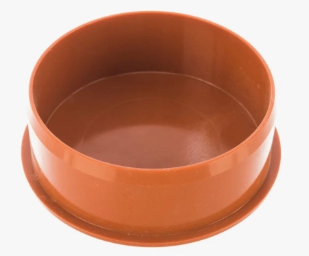 Заглушка канализационная ПВХ (D110) кирпич.