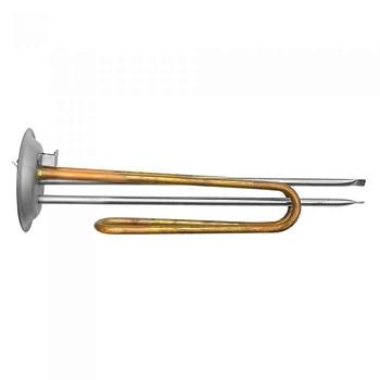 Нагр. элемент RF 1,5 кВт М6 под анод (10081), фланец 92 мм, контакты под разъем (10081)