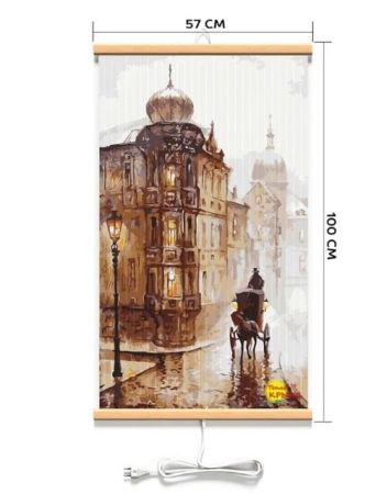 Обогреватель  настенный гибкий (Старая Прага) 400Вт (ЭО 448/2) (К) (4627132100208)