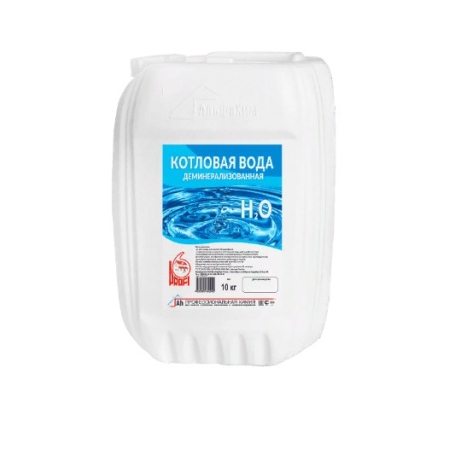 Вода деминерализованная (котловая) PROFI (10л канистра, 10кг) (ПВК-010)