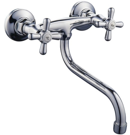 Смеситель для кухни 1/2 м/к, пристенный  ROEGEN (RP020A)