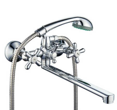 Смеситель для ванны 1/2 м/к, плосксий излив ROEGEN (RP120B)