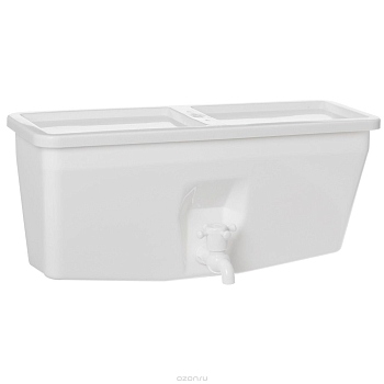 Умывальник (бачок) пластиковый белый 15л